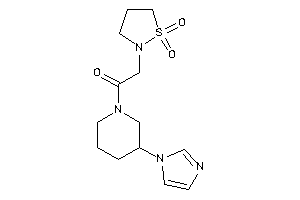 2-(1,1-diketo-1,2-thiazolidin-2-yl)-1-(3-imidazol-1-ylpiperidino)ethanone