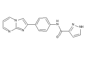 N-(4-imidazo[1,2-a]pyrimidin-2-ylphenyl)-1H-pyrazole-3-carboxamide