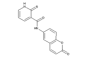 N-(2-ketochromen-6-yl)-2-thioxo-1H-pyridine-3-carboxamide
