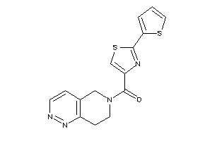 7,8-dihydro-5H-pyrido[4,3-c]pyridazin-6-yl-[2-(2-thienyl)thiazol-4-yl]methanone