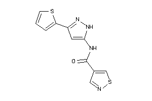 N-[3-(2-thienyl)-1H-pyrazol-5-yl]isothiazole-4-carboxamide