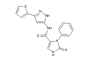 3-phenyl-N-[3-(2-thienyl)-1H-pyrazol-5-yl]-2-thioxo-4-imidazoline-4-carboxamide