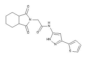 2-(1,3-diketo-3a,4,5,6,7,7a-hexahydroisoindol-2-yl)-N-[3-(2-thienyl)-1H-pyrazol-5-yl]acetamide