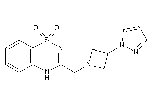 3-[(3-pyrazol-1-ylazetidin-1-yl)methyl]-4H-benzo[e][1,2,4]thiadiazine 1,1-dioxide