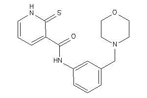 N-[3-(morpholinomethyl)phenyl]-2-thioxo-1H-pyridine-3-carboxamide