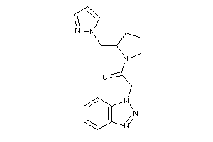 Image of 2-(benzotriazol-1-yl)-1-[2-(pyrazol-1-ylmethyl)pyrrolidino]ethanone