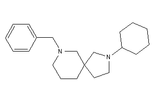 7-benzyl-3-cyclohexyl-3,7-diazaspiro[4.5]decane