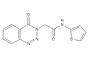 2-(4-keto-1,2,3-benzotriazin-3-yl)-N-(2-thienyl)acetamide