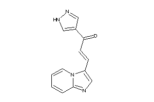 3-imidazo[1,2-a]pyridin-3-yl-1-(1H-pyrazol-4-yl)prop-2-en-1-one