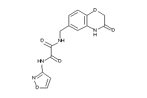 N'-isoxazol-3-yl-N-[(3-keto-4H-1,4-benzoxazin-6-yl)methyl]oxamide