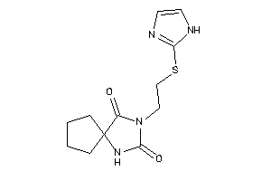 3-[2-(1H-imidazol-2-ylthio)ethyl]-1,3-diazaspiro[4.4]nonane-2,4-quinone