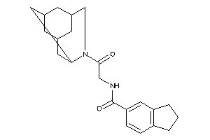 N-(2-keto-2-BLAHyl-ethyl)indane-5-carboxamide