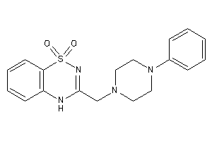 3-[(4-phenylpiperazino)methyl]-4H-benzo[e][1,2,4]thiadiazine 1,1-dioxide