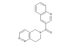 7,8-dihydro-5H-pyrido[4,3-c]pyridazin-6-yl(3-quinolyl)methanone