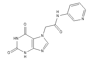 2-(2,6-diketo-3H-purin-7-yl)-N-(3-pyridyl)acetamide