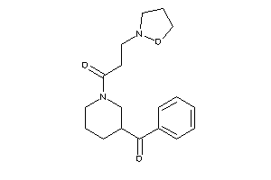 1-(3-benzoylpiperidino)-3-isoxazolidin-2-yl-propan-1-one