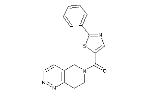 7,8-dihydro-5H-pyrido[4,3-c]pyridazin-6-yl-(2-phenylthiazol-5-yl)methanone