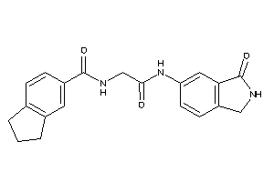 N-[2-keto-2-[(3-ketoisoindolin-5-yl)amino]ethyl]indane-5-carboxamide