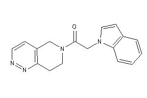 1-(7,8-dihydro-5H-pyrido[4,3-c]pyridazin-6-yl)-2-indol-1-yl-ethanone