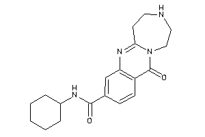 N-cyclohexyl-11-keto-2,3,4,5-tetrahydro-1H-[1,4]diazepino[7,1-b]quinazoline-8-carboxamide