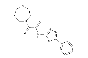 2-keto-N-(5-phenyl-1,3,4-thiadiazol-2-yl)-2-(1,4-thiazepan-4-yl)acetamide