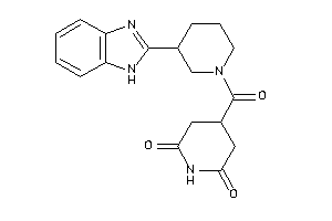 4-[3-(1H-benzimidazol-2-yl)piperidine-1-carbonyl]piperidine-2,6-quinone