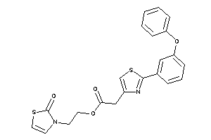 2-[2-(3-phenoxyphenyl)thiazol-4-yl]acetic Acid 2-(2-keto-4-thiazolin-3-yl)ethyl Ester