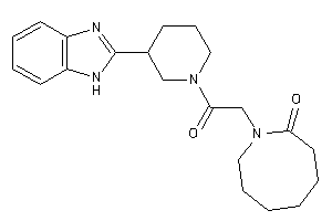 1-[2-[3-(1H-benzimidazol-2-yl)piperidino]-2-keto-ethyl]azocan-2-one