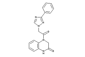 4-[2-(3-phenyl-1,2,4-triazol-1-yl)acetyl]-1,3-dihydroquinoxalin-2-one