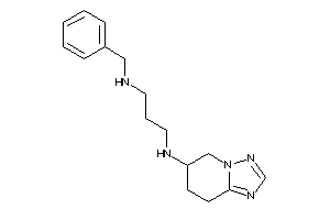 Benzyl-[3-(5,6,7,8-tetrahydro-[1,2,4]triazolo[1,5-a]pyridin-6-ylamino)propyl]amine