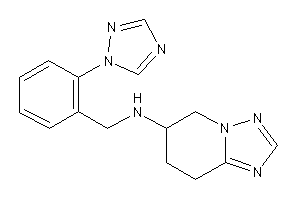 5,6,7,8-tetrahydro-[1,2,4]triazolo[1,5-a]pyridin-6-yl-[2-(1,2,4-triazol-1-yl)benzyl]amine