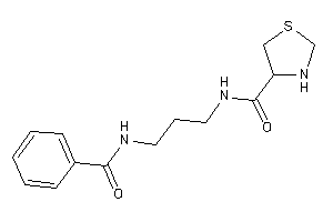 N-(3-benzamidopropyl)thiazolidine-4-carboxamide