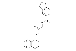 N-[2-(isochroman-1-ylmethylamino)-2-keto-ethyl]indane-5-carboxamide