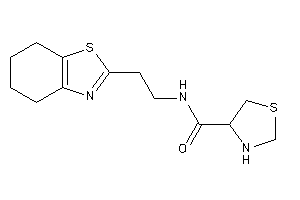 N-[2-(4,5,6,7-tetrahydro-1,3-benzothiazol-2-yl)ethyl]thiazolidine-4-carboxamide