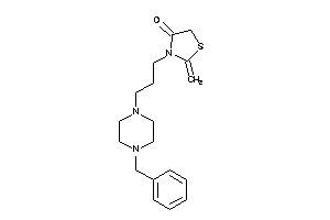 3-[3-(4-benzylpiperazino)propyl]-2-methylene-thiazolidin-4-one