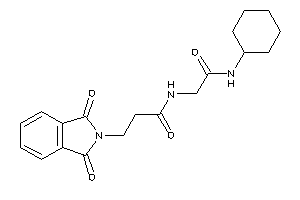 N-[2-(cyclohexylamino)-2-keto-ethyl]-3-phthalimido-propionamide