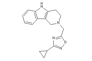 3-cyclopropyl-5-(1,3,4,5-tetrahydropyrido[4,3-b]indol-2-ylmethyl)-1,2,4-oxadiazole