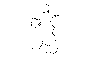 6-[5-(2-isoxazol-3-ylpyrrolidino)-5-keto-pentyl]-1,3,3a,4,6,6a-hexahydrothieno[3,4-d]imidazol-2-one