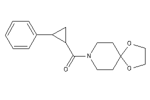 1,4-dioxa-8-azaspiro[4.5]decan-8-yl-(2-phenylcyclopropyl)methanone