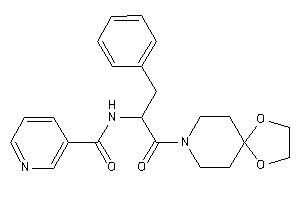 N-[1-benzyl-2-(1,4-dioxa-8-azaspiro[4.5]decan-8-yl)-2-keto-ethyl]nicotinamide