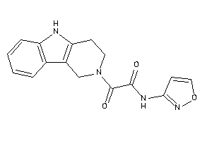 N-isoxazol-3-yl-2-keto-2-(1,3,4,5-tetrahydropyrido[4,3-b]indol-2-yl)acetamide