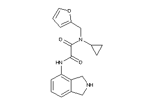 N'-cyclopropyl-N'-(2-furfuryl)-N-isoindolin-4-yl-oxamide