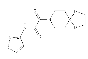 2-(1,4-dioxa-8-azaspiro[4.5]decan-8-yl)-N-isoxazol-3-yl-2-keto-acetamide