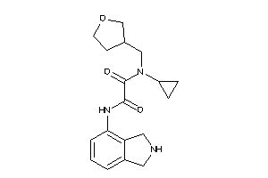 N'-cyclopropyl-N-isoindolin-4-yl-N'-(tetrahydrofuran-3-ylmethyl)oxamide