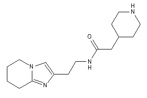 2-(4-piperidyl)-N-[2-(5,6,7,8-tetrahydroimidazo[1,2-a]pyridin-2-yl)ethyl]acetamide