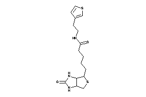 5-(2-keto-1,3,3a,4,6,6a-hexahydrothieno[3,4-d]imidazol-4-yl)-N-[2-(3-thienyl)ethyl]valeramide