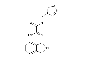 N'-isoindolin-4-yl-N-(isoxazol-4-ylmethyl)oxamide