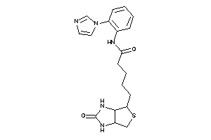 N-(2-imidazol-1-ylphenyl)-5-(2-keto-1,3,3a,4,6,6a-hexahydrothieno[3,4-d]imidazol-4-yl)valeramide