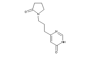 4-[3-(2-ketopyrrolidino)propyl]-1H-pyrimidin-6-one