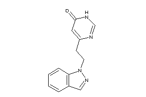 4-(2-indazol-1-ylethyl)-1H-pyrimidin-6-one